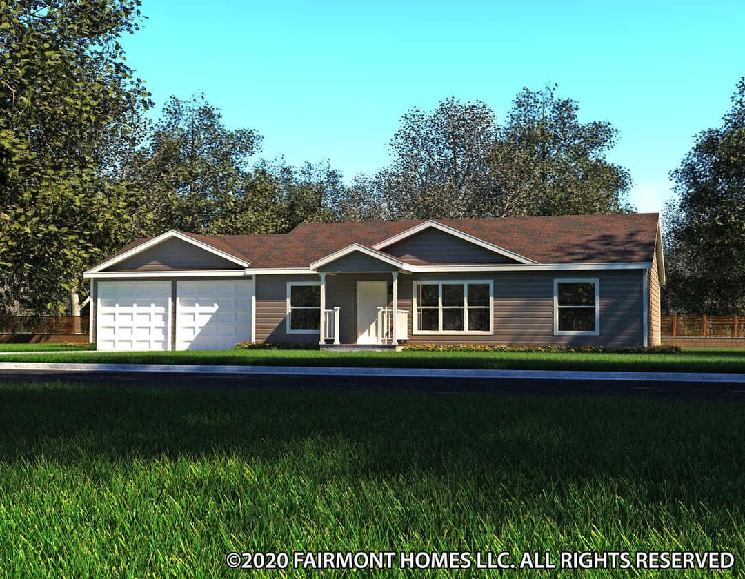 Oxford 92581k elevation and exterior home features