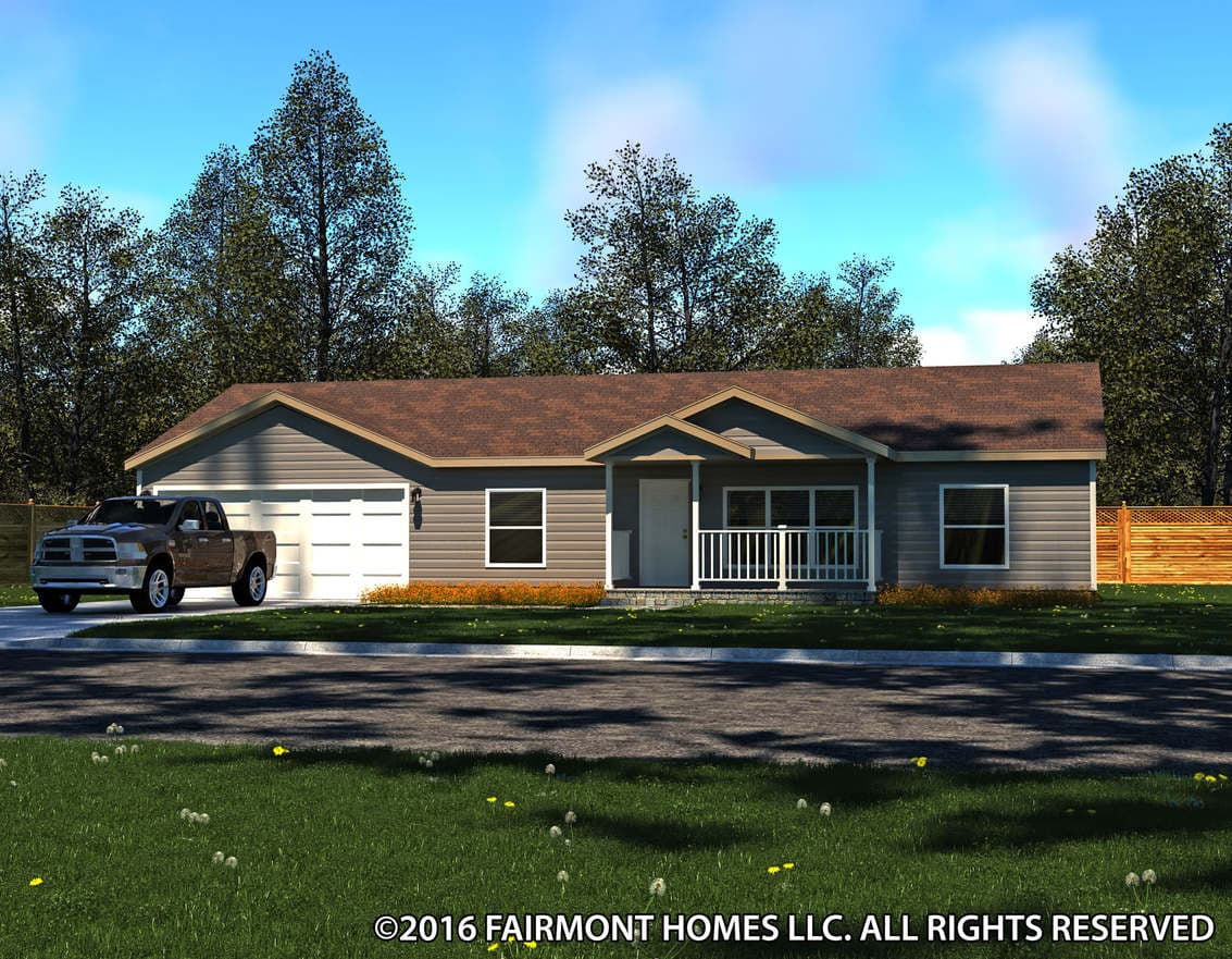 Oxford 92581k elevation and exterior home features