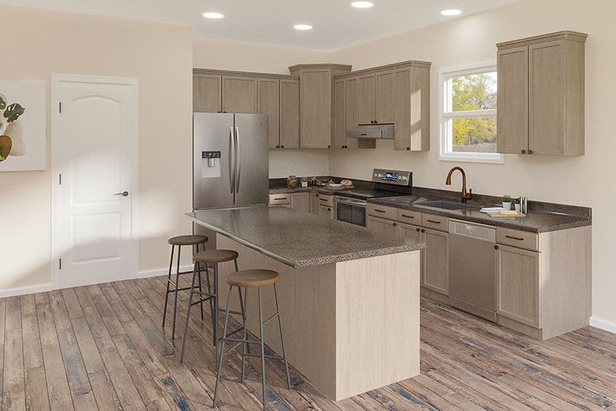 Hawthorn ii kitchen home features