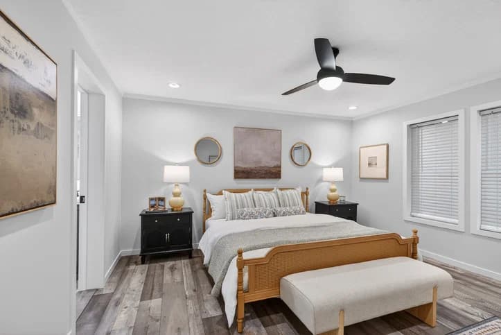 Axis bedroom home features