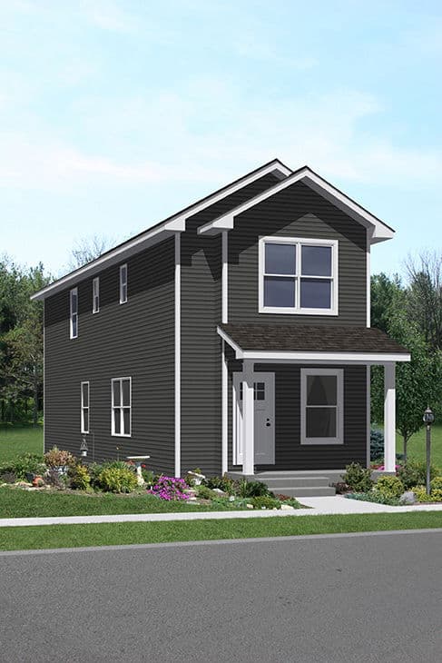 Tyler hero, elevation, and exterior home features