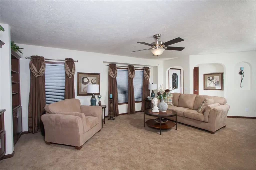 Landmark ranch interior home features