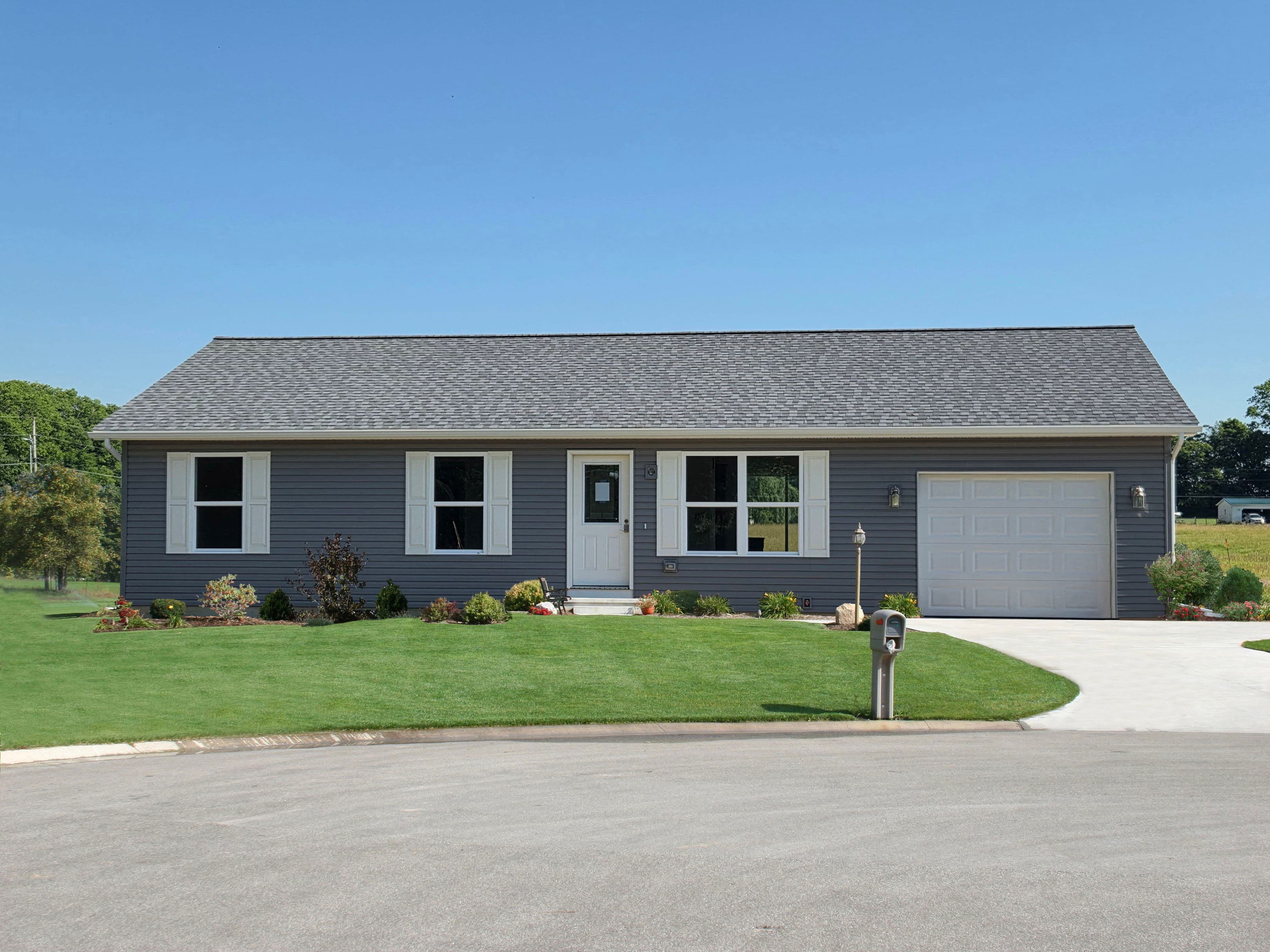 Patriot iii elevation and exterior home features