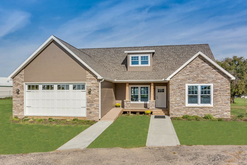 Craftsman ii elevation and exterior home features