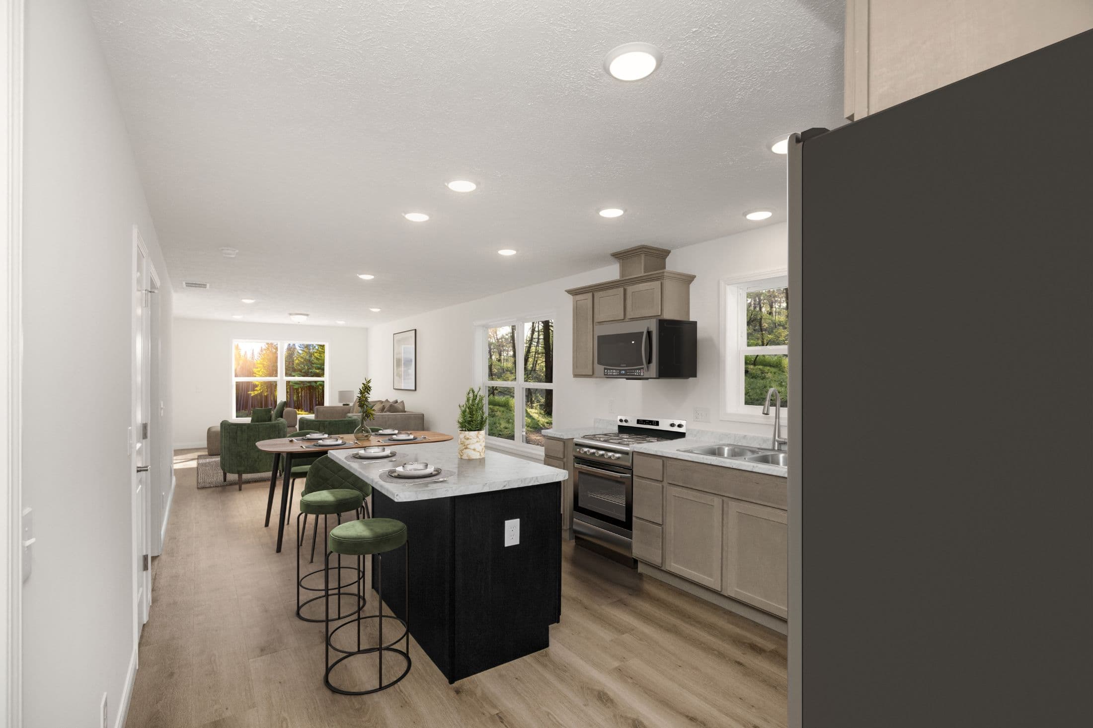 Upper manhattan kitchen home features