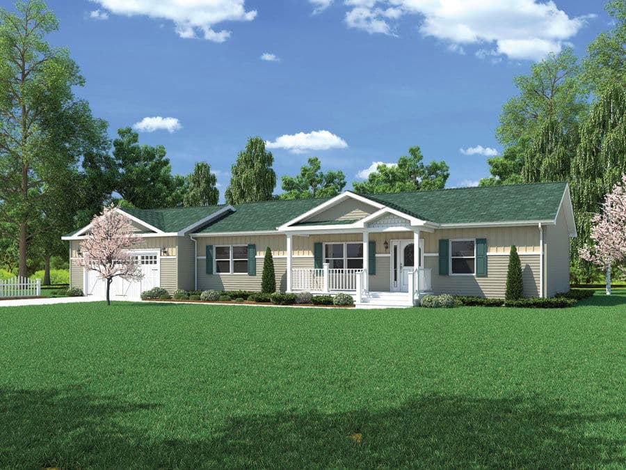 Glendale ii hero, elevation, and exterior home features