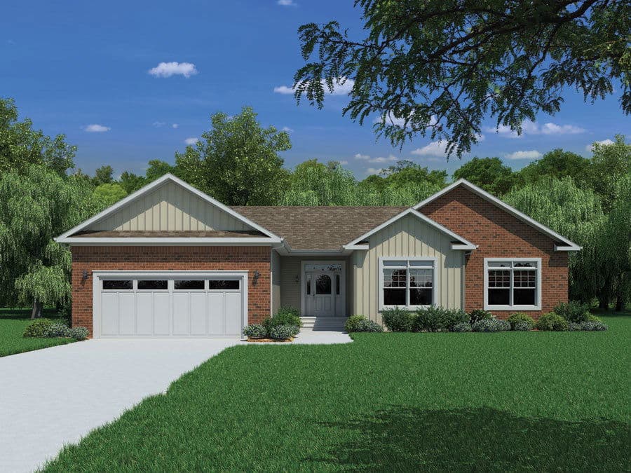 Bridgeport ii hero, elevation, and exterior home features
