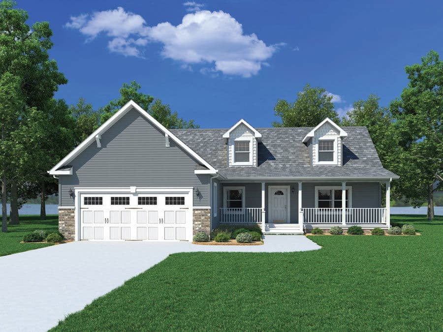 Hartford ii elevation and exterior home features
