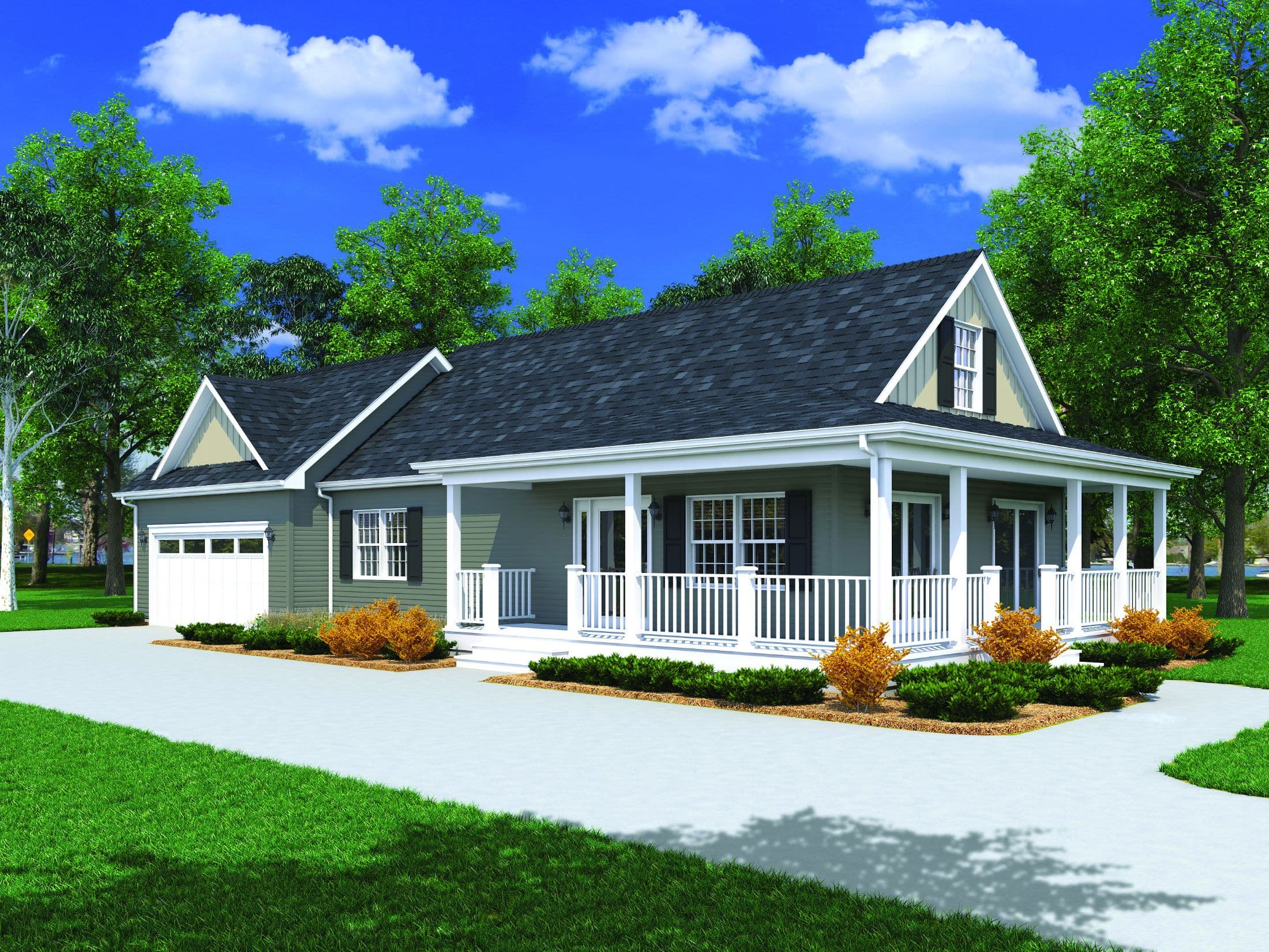 Bayshore ii hero, elevation, and exterior home features