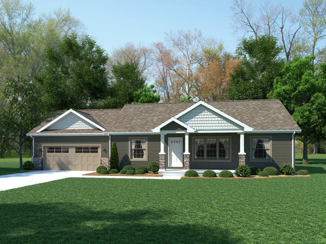 Oxford 92581k hero, elevation, and exterior home features