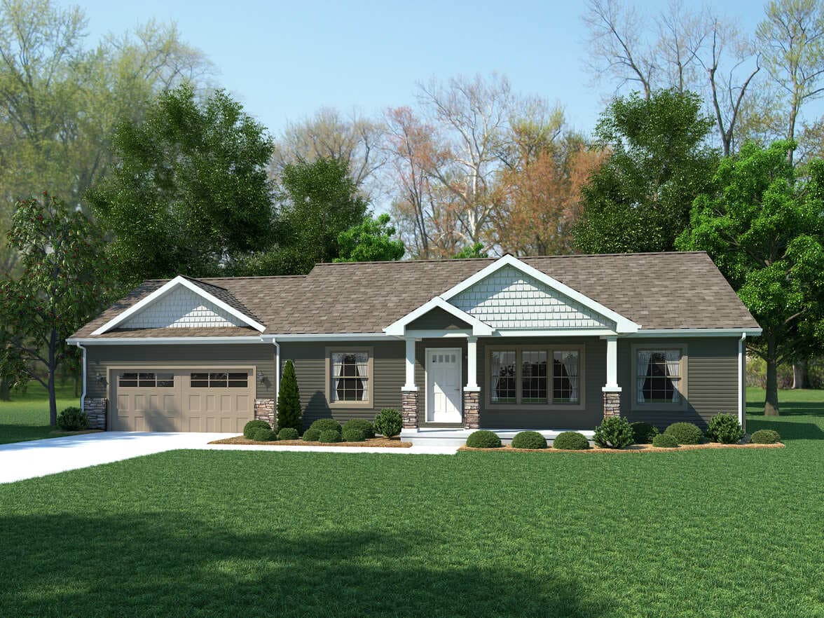 Oxford 92581k hero, elevation, and exterior home features
