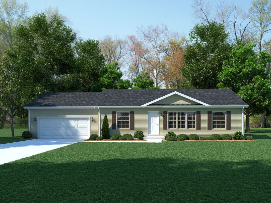 Oxford 92581k elevation and exterior home features