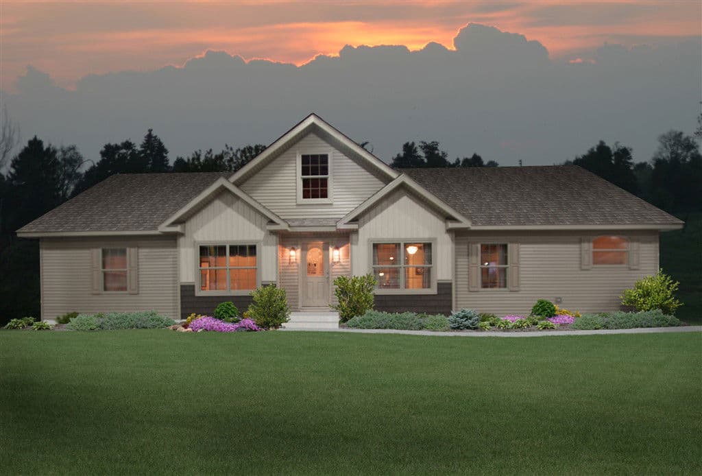 Bellevue elevation and exterior home features